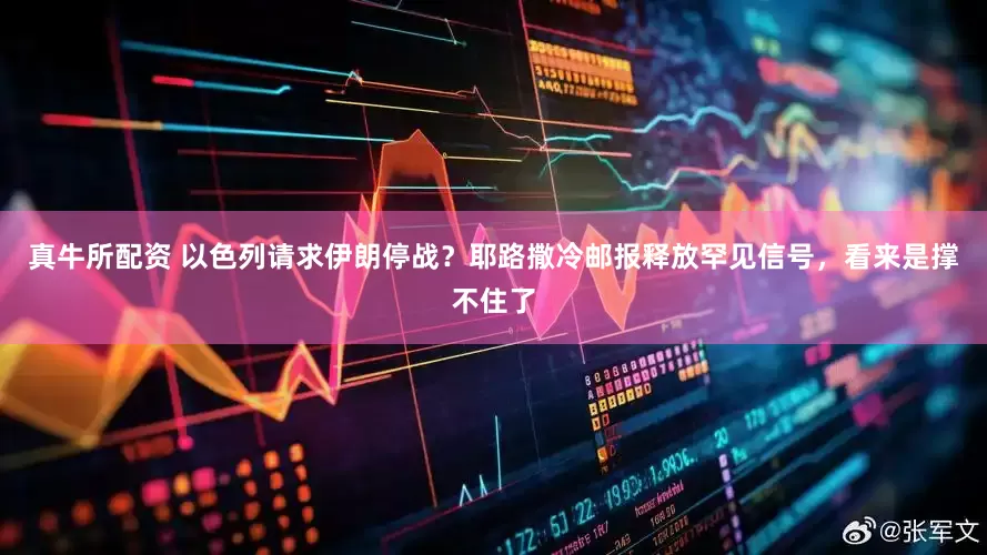 真牛所配资 以色列请求伊朗停战？耶路撒冷邮报释放罕见信号，看来是撑不住了