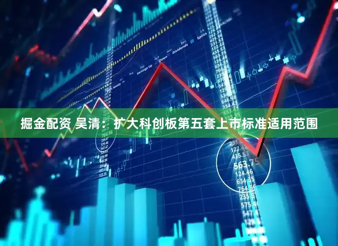 掘金配资 吴清：扩大科创板第五套上市标准适用范围
