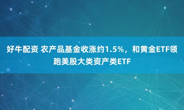 好牛配资 农产品基金收涨约1.5%，和黄金ETF领跑美股大类资产类ETF